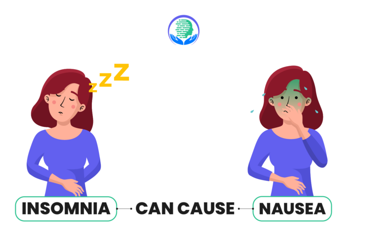 Insomnia can cause nausea